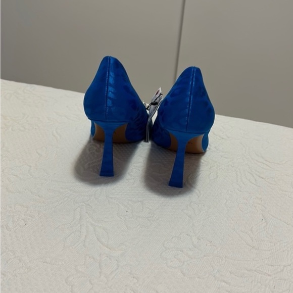 Zara Shoes Blue  color Heels  Size: 7.5 - Picture 4 of 9